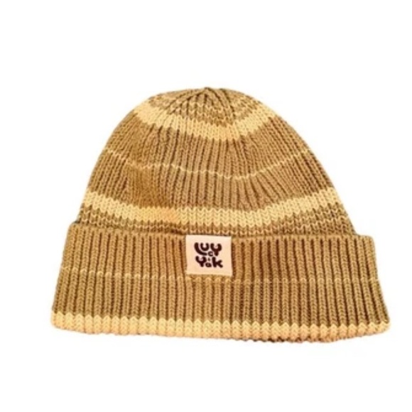Set of two Lucy & Yak striped beanies - Picture 7 of 10